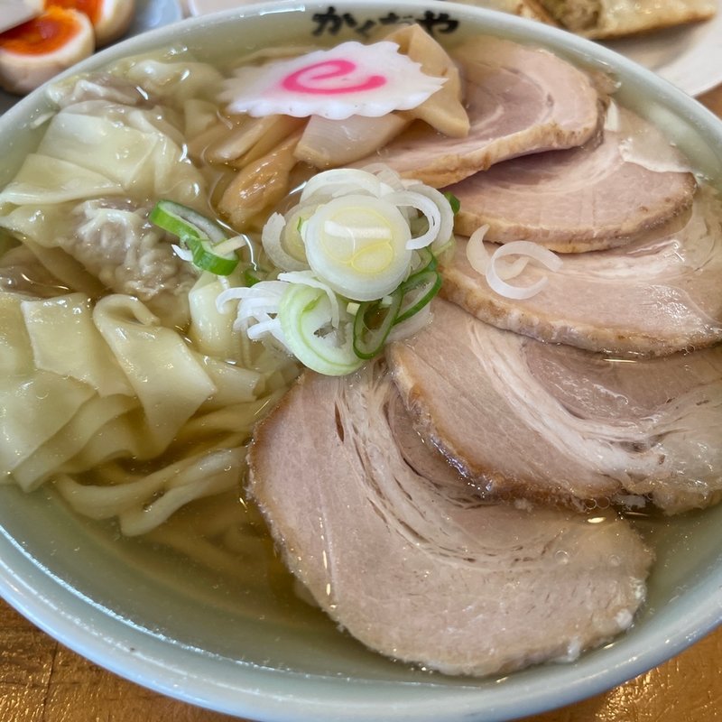 ワンタンチャーシューメン(かくだや )