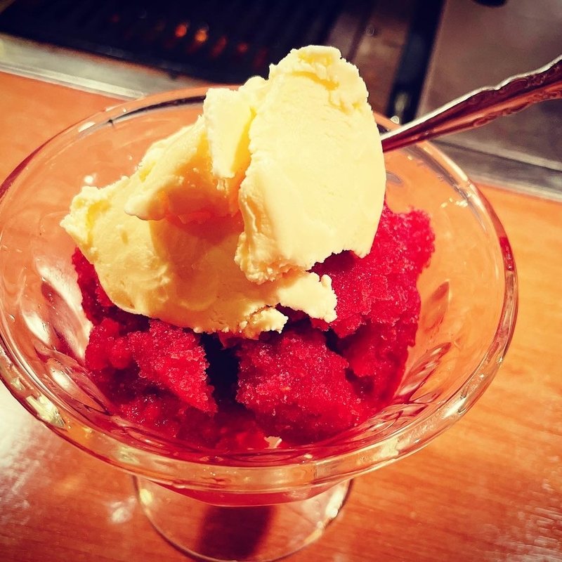 いちごとラズベリーのソルベ(グルマンズ　いとう)