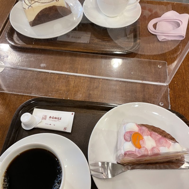 ケーキと珈琲(博多駅上島珈琲)
