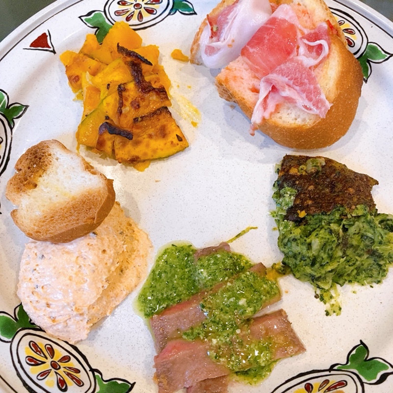 前菜5種(マンジャ・パスタ )