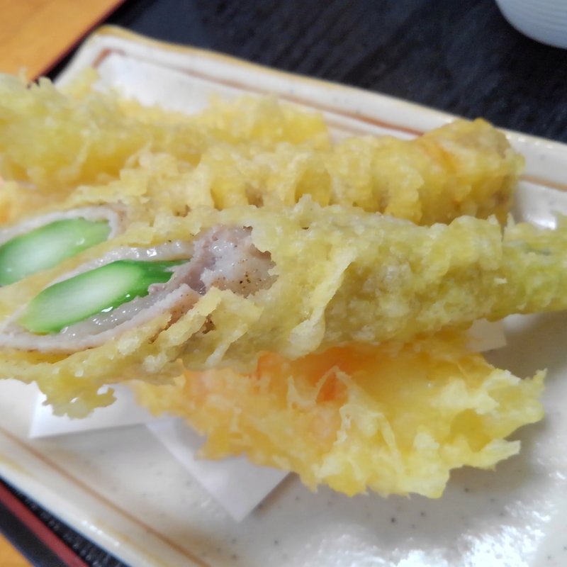 天婦羅三点盛り(蓮)