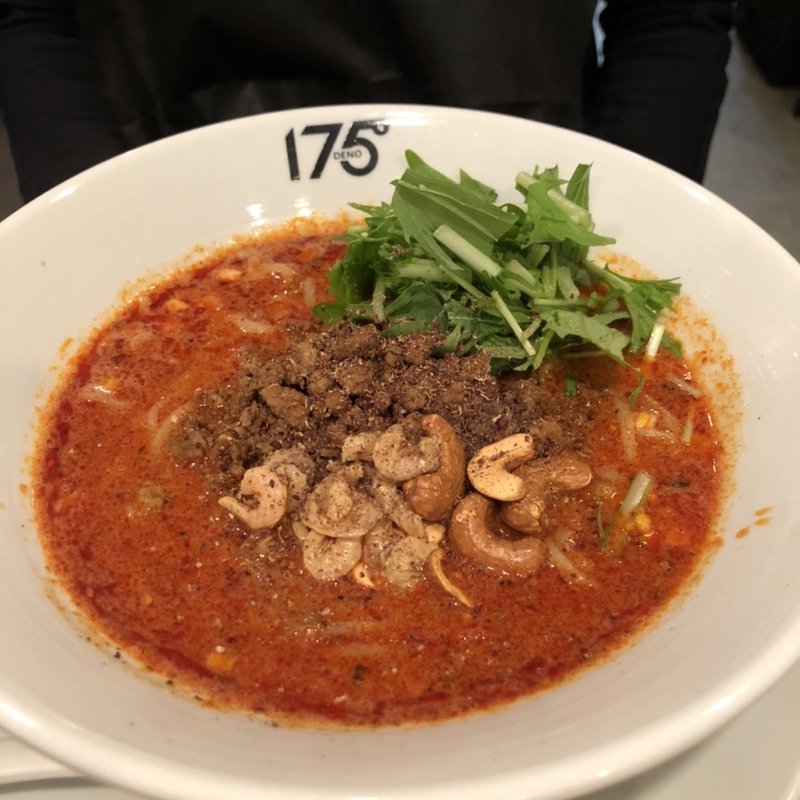 白ごま汁あり坦々麺(175°DENO坦々麺 仙台店)