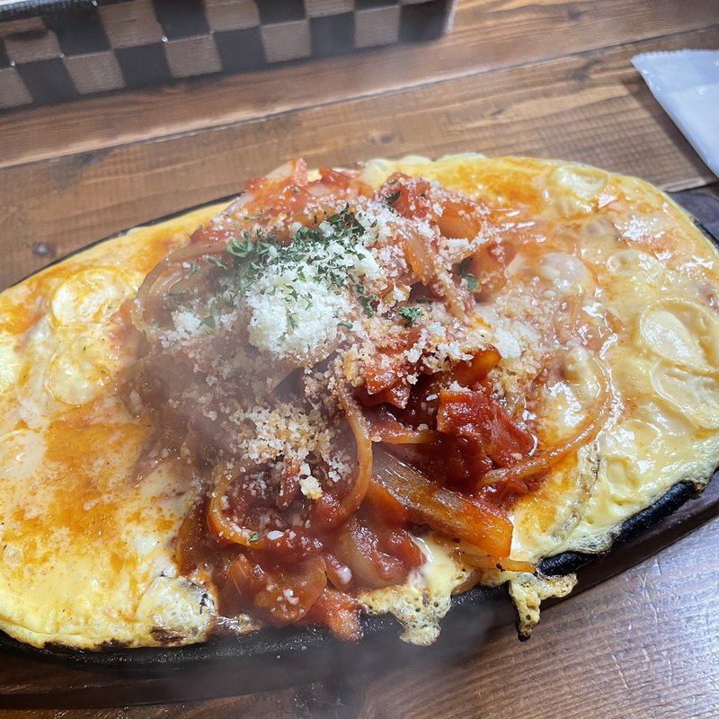 鉄板ナポリタン(町カフェ)