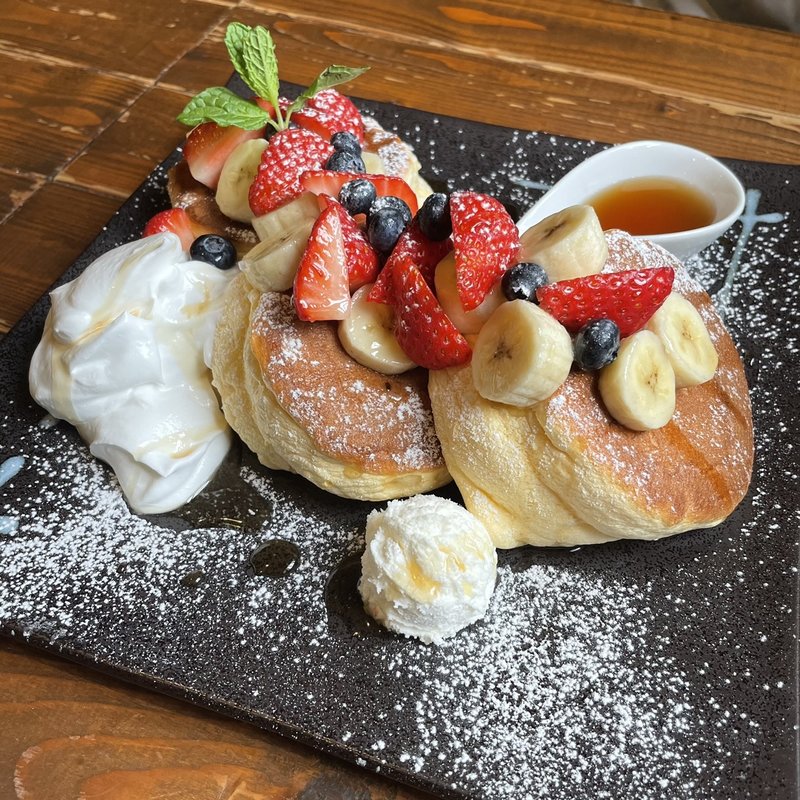 フルーツパンケーキ(町カフェ)