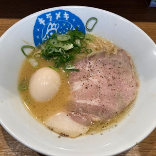 鶏白湯らーめん醤油(小)(キラメキノトリ 京都久御山店)