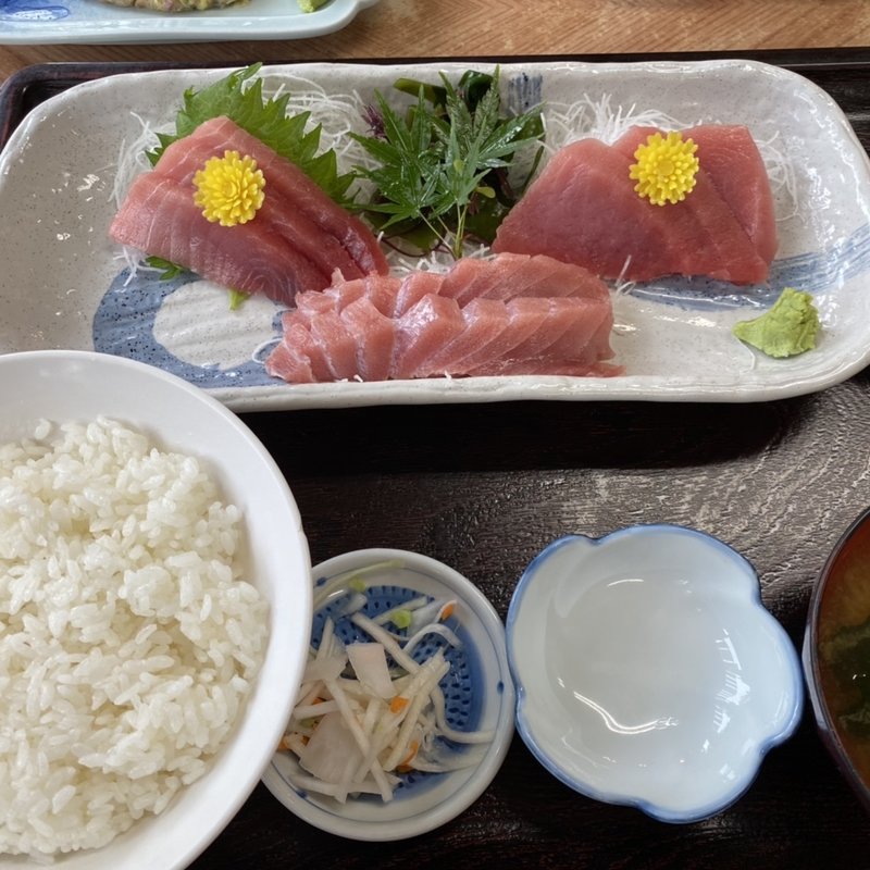 中トロ定食(永田ドライブイン)