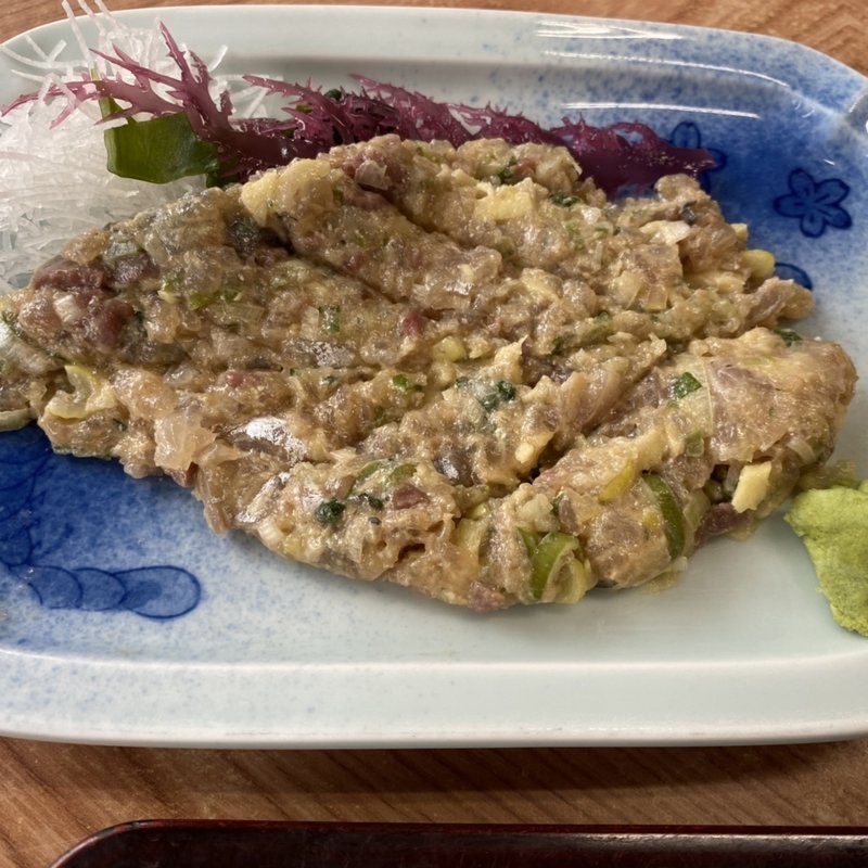 あじのなめろう(永田ドライブイン)