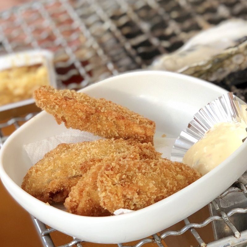 カキフライ(糸島牡蠣小屋ひろちゃんカキ)