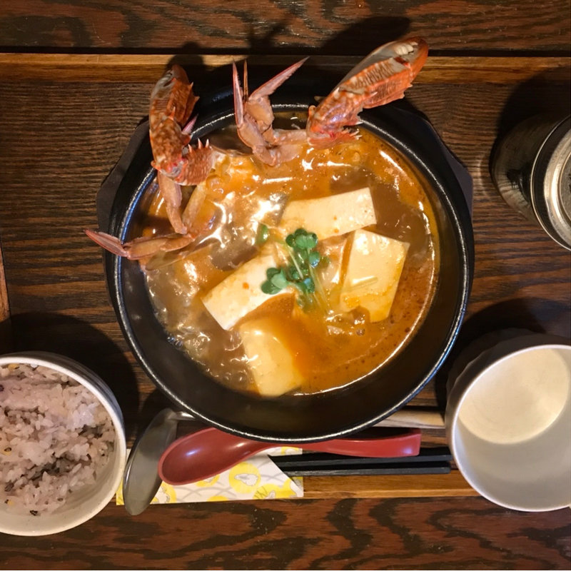 スンドゥブランチ　並辛(芯菜箸 )