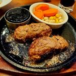 粗挽き小清水牛山わさびハンバーグ(黒牛セブン 7)