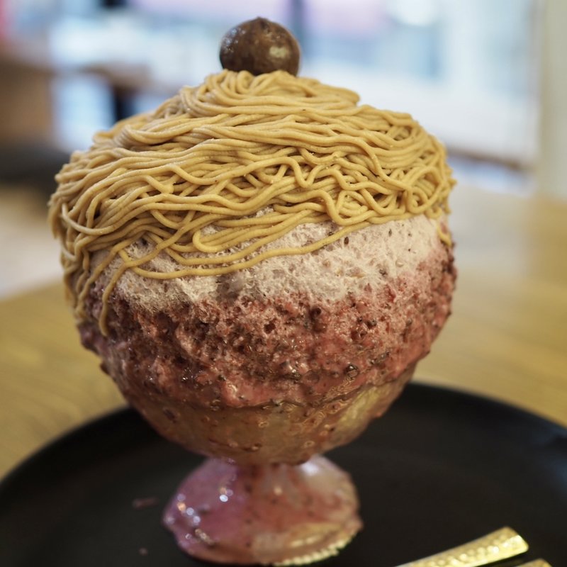 モンブランレボリューション(かき氷研究所)