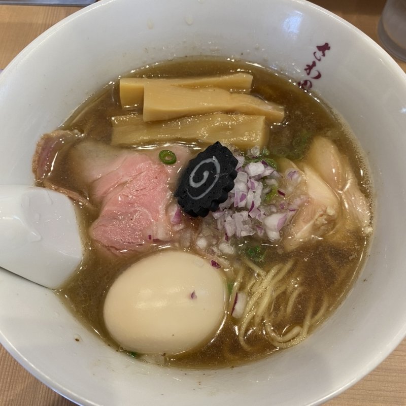 特製炭火焼鯵煮干しそば(らぁ麺 さわ田)
