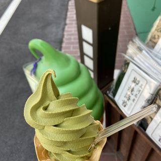 抹茶ソフトクリーム(磯田園 巣鴨店)