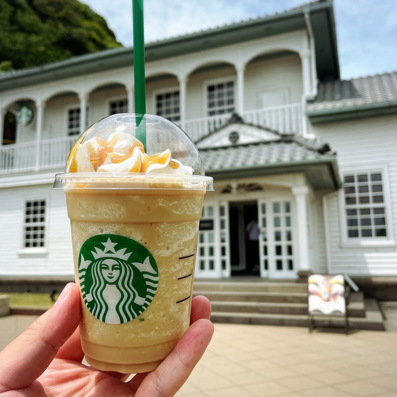 キャラメルフラペチーノ(スターバックスコーヒー 鹿児島仙巌園店)