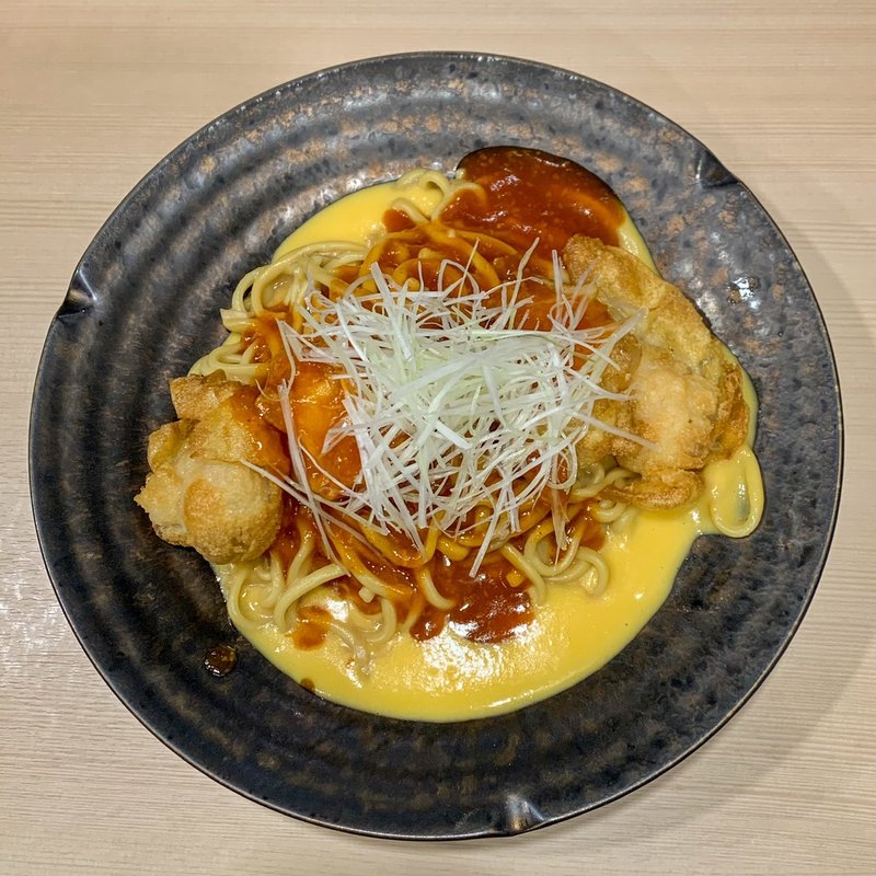 限定　エビチリまぜそば(ぷれじでんと)