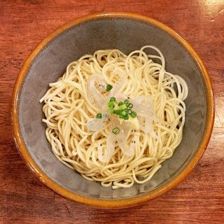 限定　生白魚ペペロンチーノ合え麺(海老丸らーめん)