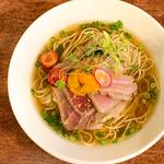 限定　本マグロの塩らーめん(海老丸らーめん)