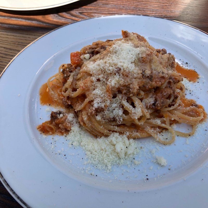 ミートパスタ(coffee&bake stand "pegasus")