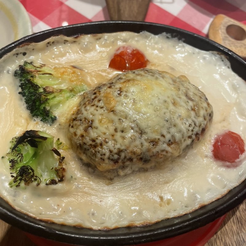 チーズフォンデュハンバーグ(チーズカフェ 2)