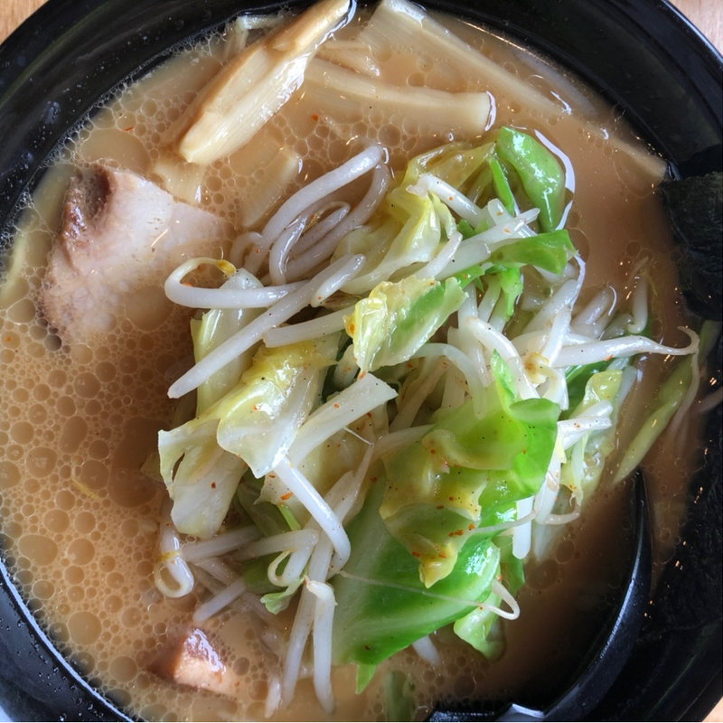野菜ラーメン　醤油(波飛沫 （なみしぶき）)