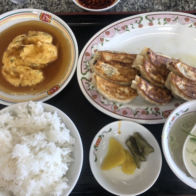 餃子定食(餃子の王将 国道草津店)