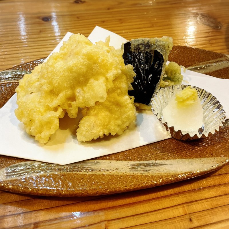 天然真鯛白子天ぷら(魚将　さかなちゃん )