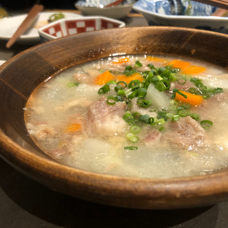 白い牛スジ煮込み(モツ酒場 kogane （こがね）)