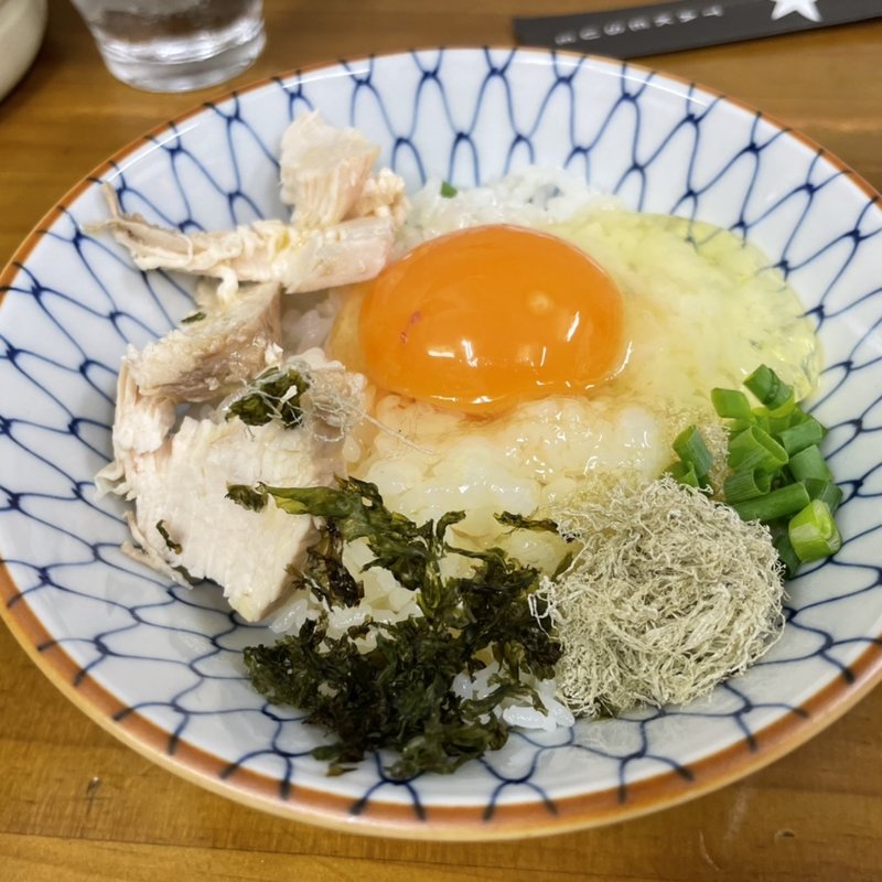 会津地鶏の鶏油卵かけご飯(ラーメン専科 竹末食堂)