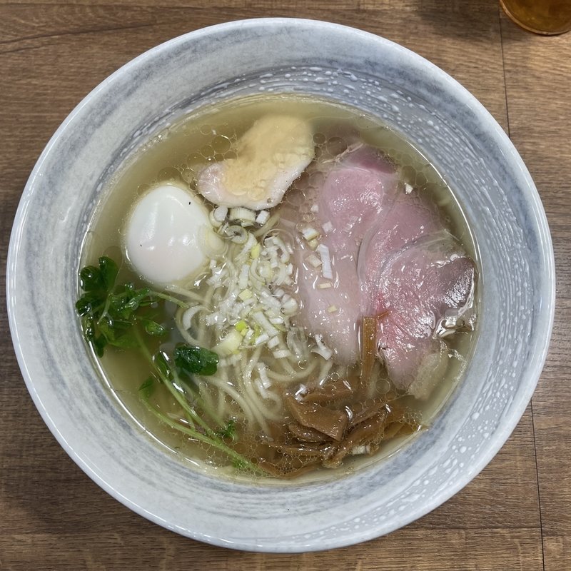 鶏清湯らーめん　塩(麺屋　工藤)