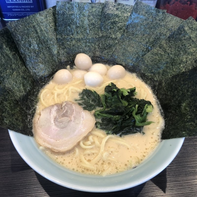 ラーメン海苔ましウズラ卵(魂心家 大津店)