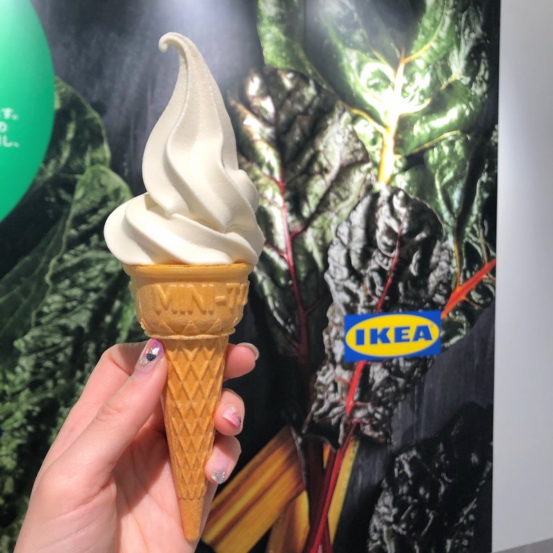 プラントベースアップルソフトアイス(IKEA渋谷)