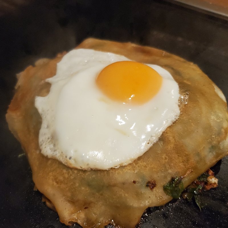 おばあちゃんのすじねぎ焼き(お好み焼き なお家 本店)