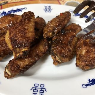 手羽先のピリ辛(台湾家庭料理烏来)