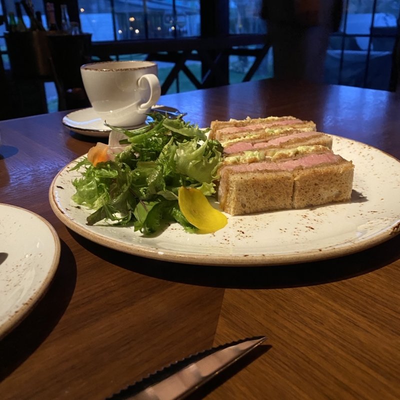 日光HIMITU豚のカツサンドイッチ　ユニオンソース(レイクハウス　ザ・リッツ・カールトン)