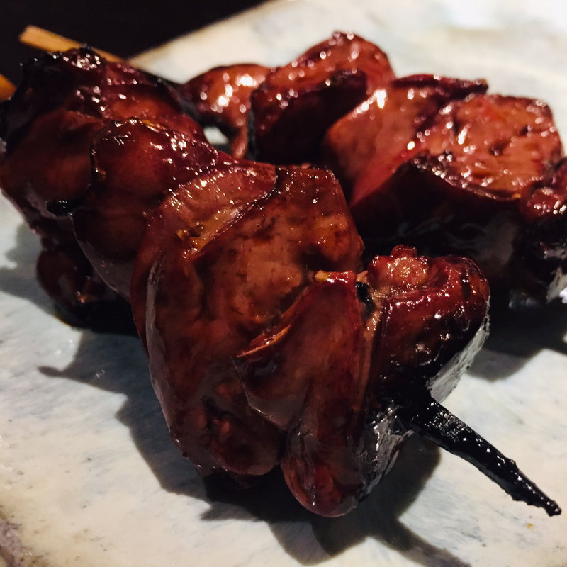 レバ(焼鳥 行雲 （ヤキトリ コウウン）)