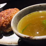 鳥スープ(焼鳥 行雲 （ヤキトリ コウウン）)