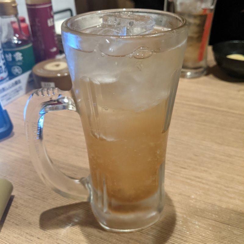 出雲生姜ハイボール(炉端かば 安来駅前本店)