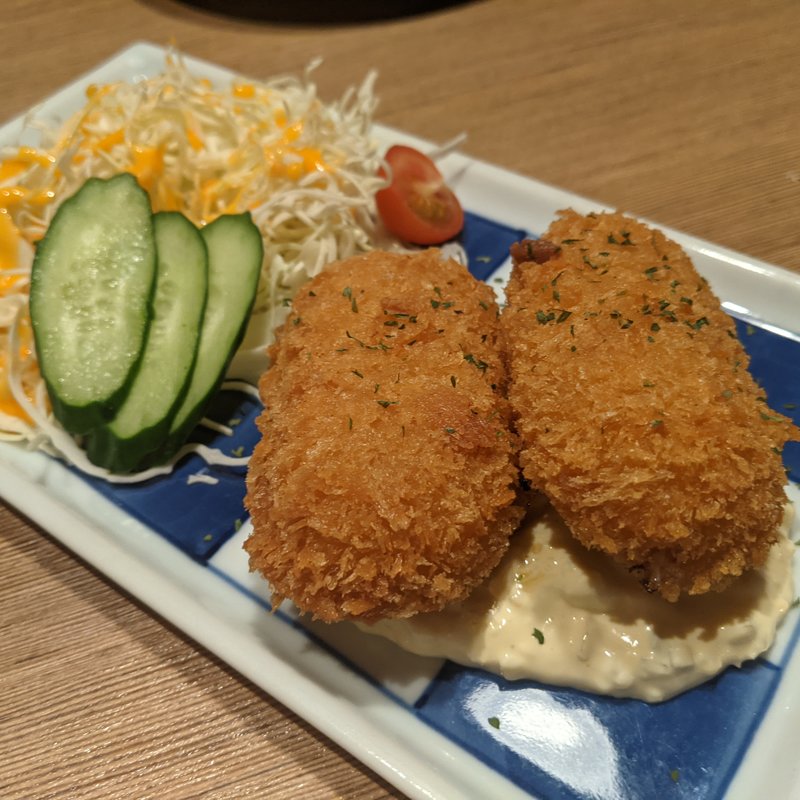 境港産カニクリームコロッケ(炉端かば 安来駅前本店)