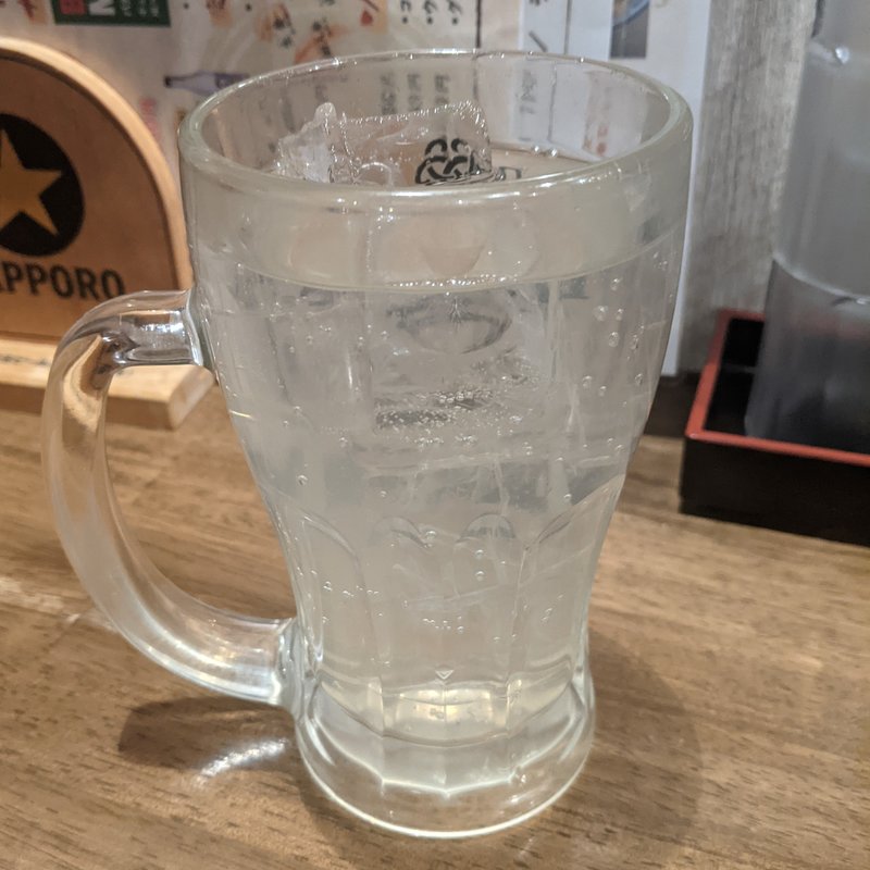 瀬戸内レモン酎ハイ(鶏白湯らーめん 鶏吉)