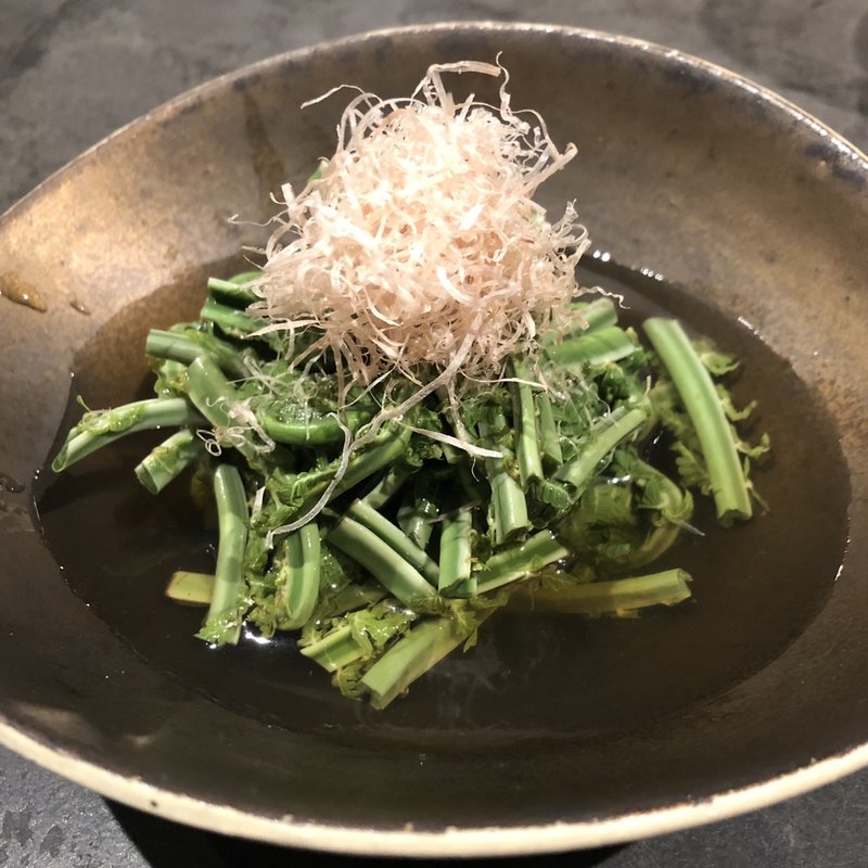 こごみのお浸し(オ山ノ活惚レ)