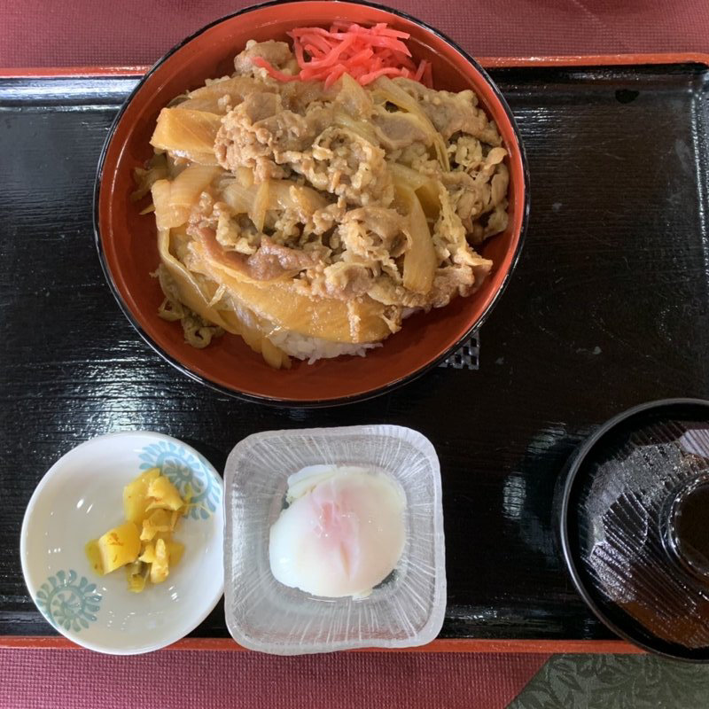 牛丼　温玉添え(太白カントリークラブ)
