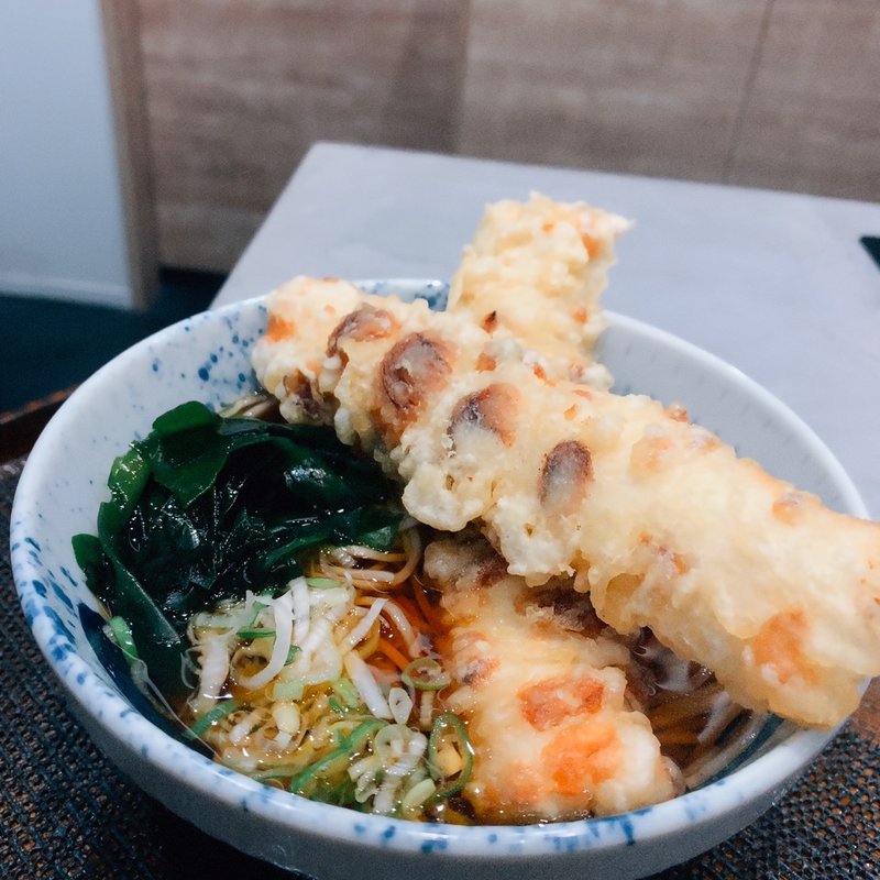 ちくわ天そば(しぶそば 池上店)