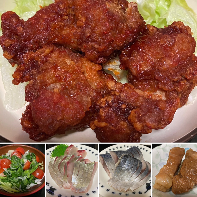 旨辛HOT唐揚げ(自宅)