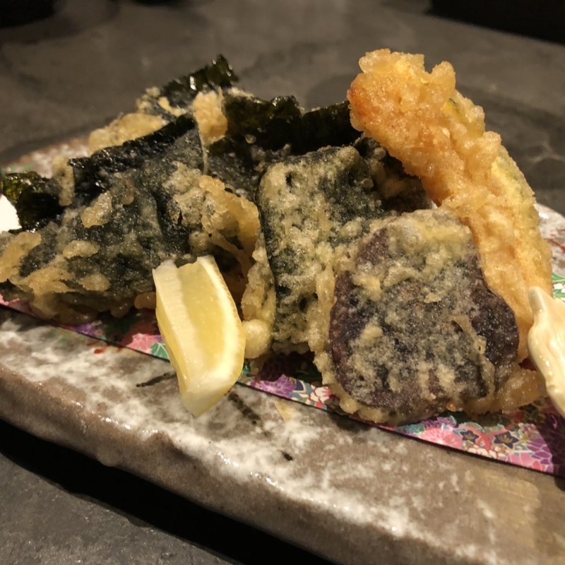 生うに　いそべ天ぷら(オ山ノ活惚レ)