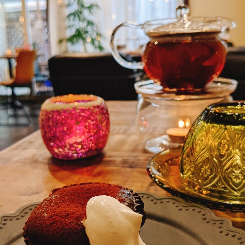 カカオ香るしっとりガトーショコラ(薬膳×ヴィーガンカフェ Cafe de Cuore)