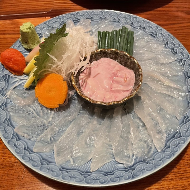 カワハギ刺し(春夏秋冬 )