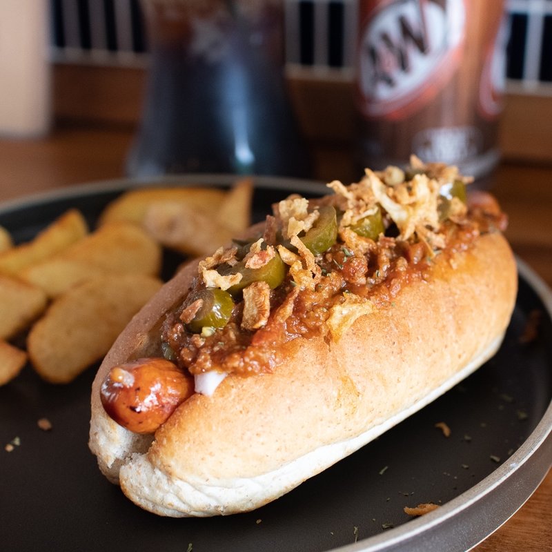 チリビーンズドッグ(マルハチバーガースタンド)