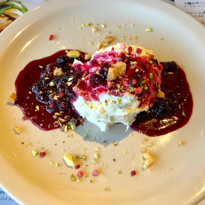 プレートチーズケーキ(しらさぎ邸 )