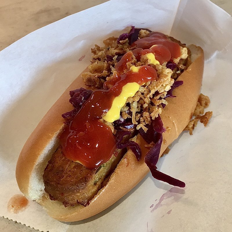 ベジドッグ(トッピング付き)(IKEAレストラン 長久手)