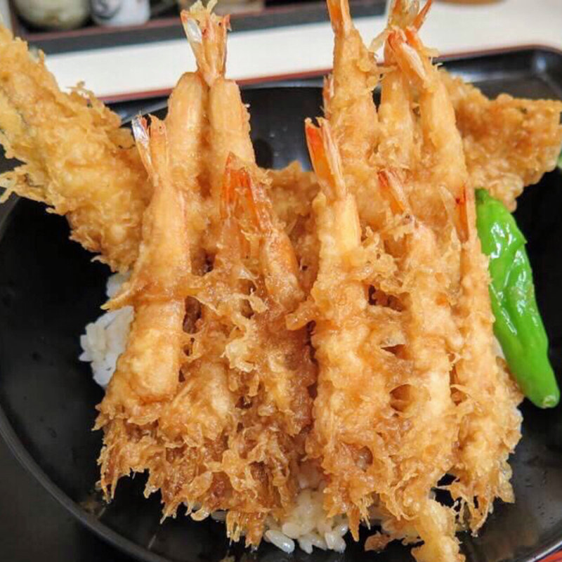 芝エビ穴子丼(天房)